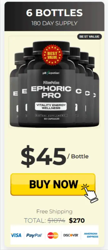 Ephoric Pro six bottle price