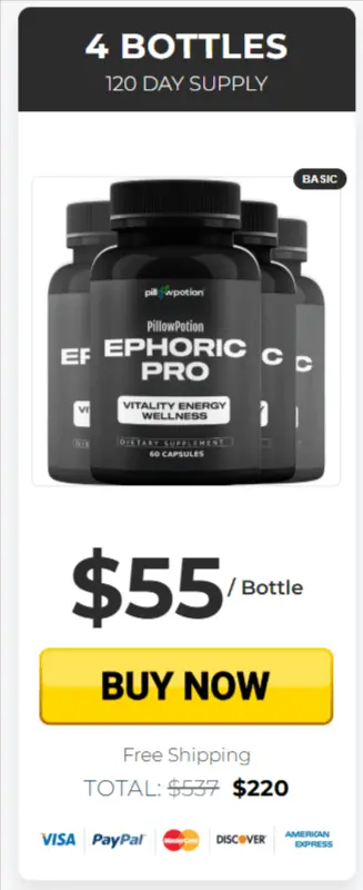Ephoric Pro three bottle price